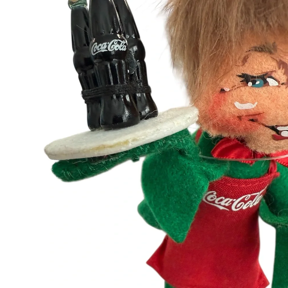Annalee Coca-Cola Elf Waitress Figurine – 2012 – Rare Holiday Collectible